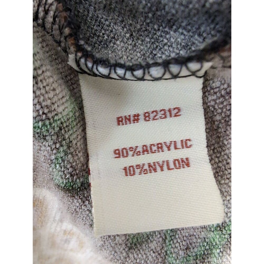 Aryeh Sweater Dress Womens S Brown Geometric Boho Chic Artsy Retro Long Sleeve - Picture 7 of 10